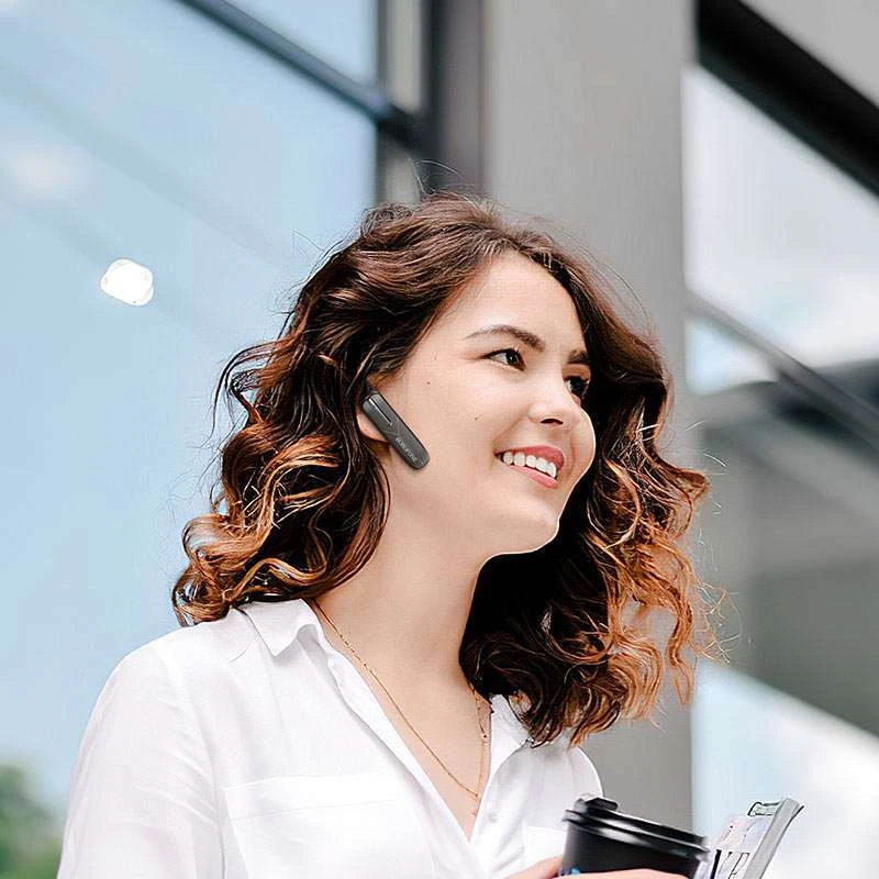 Bluetooth-гарнітура Borofone BC36 Lucky – Чорний. Фото 4 з 4