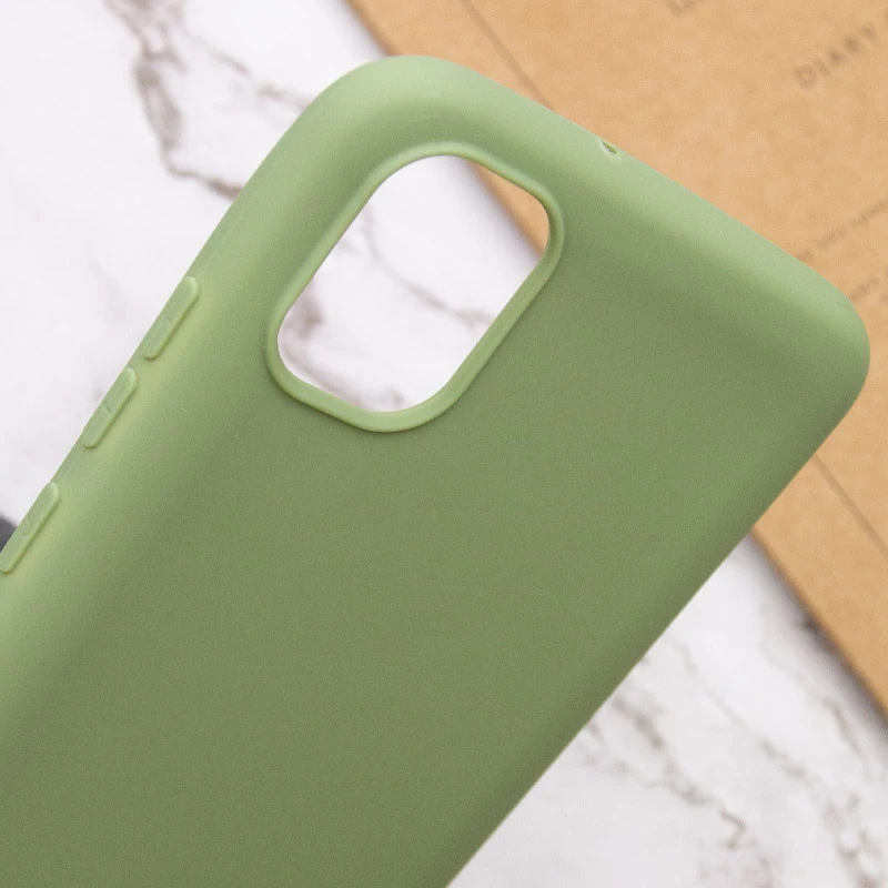 Кольоровий силіконовий чохол на Samsung Galaxy A04e – Фісташковий. Фото 6 з 6