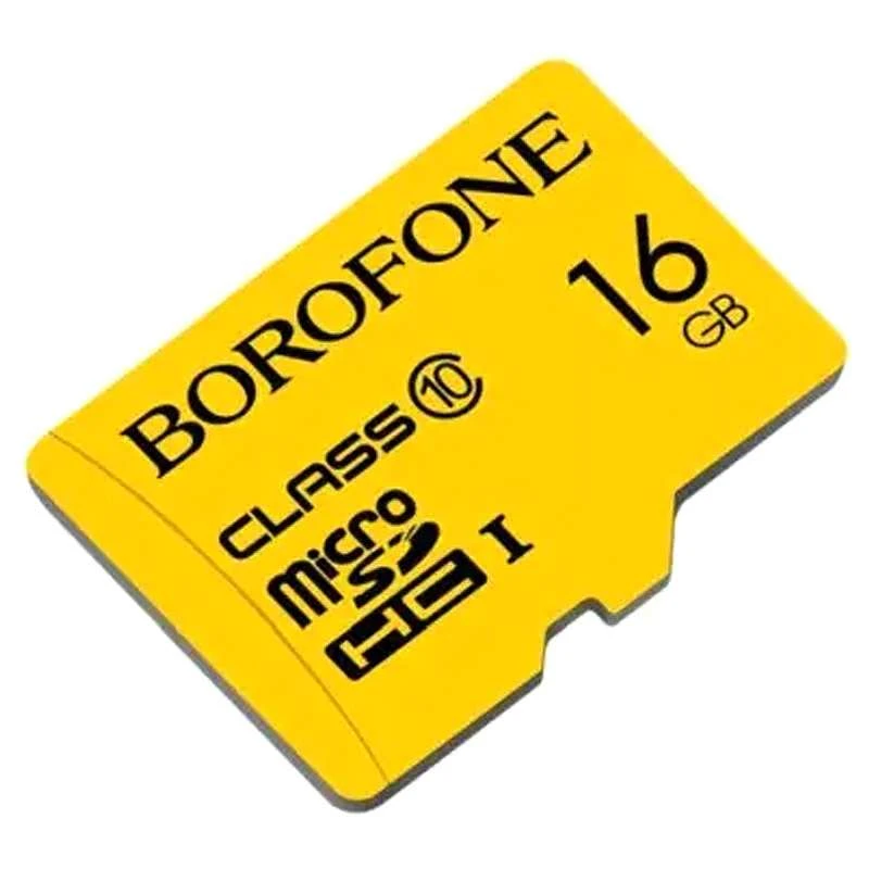 

Карта пам'яті Borofone microSDHC 16GB TF high speed Card Class 10