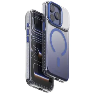 Чехол TPU+PC Puloka Resplendent with Magnetic Fit для Apple iPhone 16 — Blue