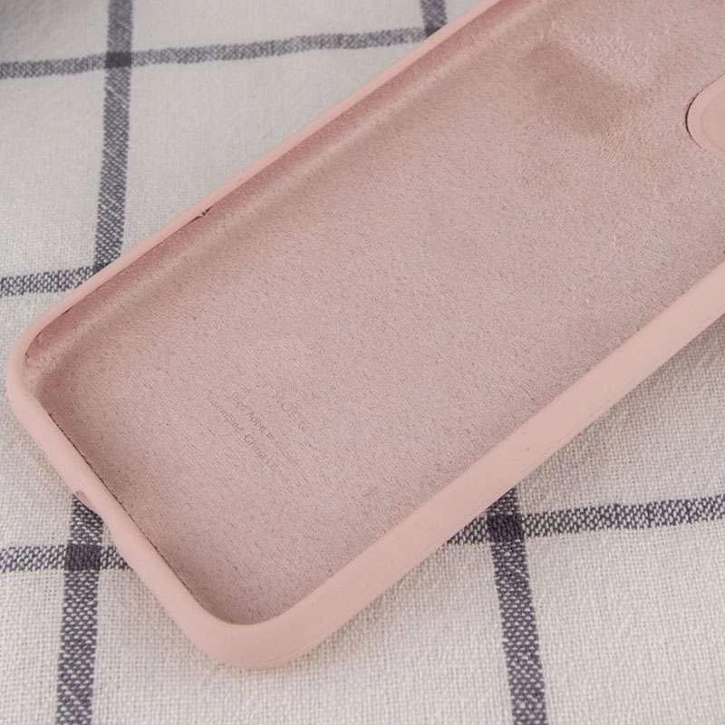 Чехол Silicone Case с защитой камеры для Apple iPhone 14 Plus (6.7") – Розовый / Pink Sand. Фото 4 из 8