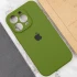 Чохол Silicone Case з захистом камери на Apple iPhone 14 Pro Max (6.7") – Зелений / Dark Olive. Фото 6 з 7