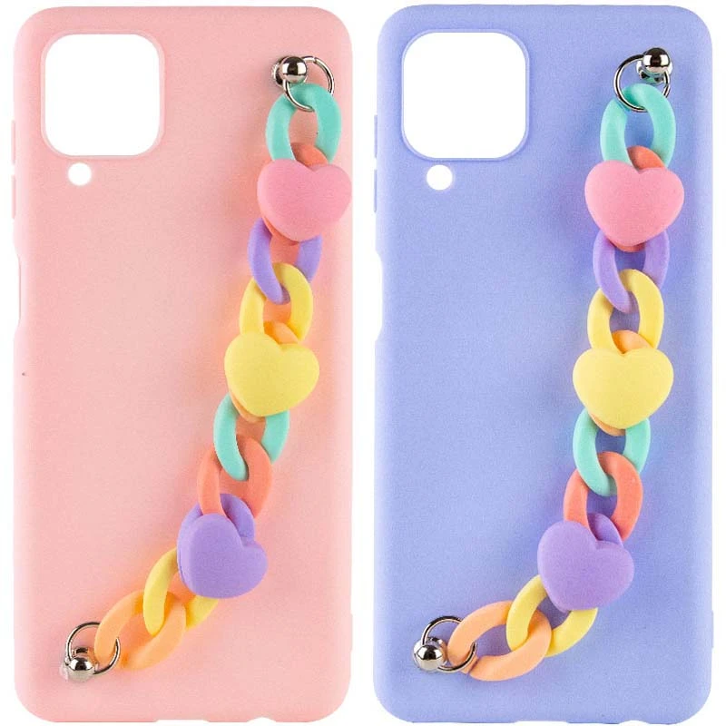 Чохол Heart з ланцюгом на Samsung Galaxy M53 5G фото 2 з 2