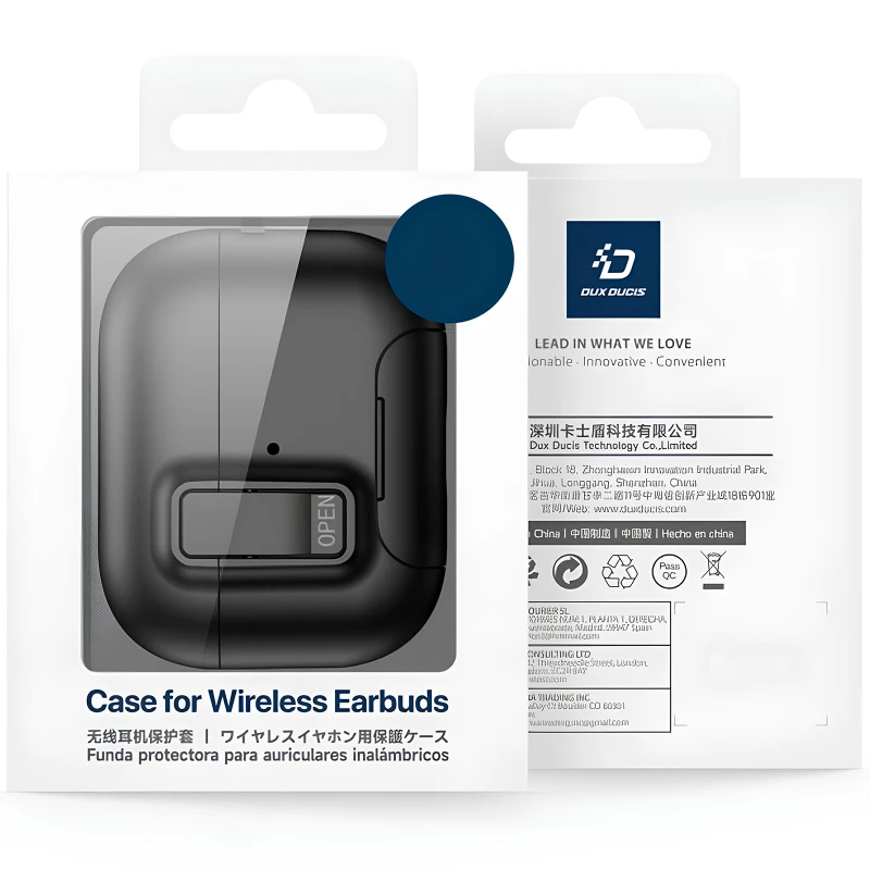 Ударостійкий футляр Dux Ducis Armor Series для Samsung Galaxy Buds 3 / 3 Pro – Black. Фото 5 з 5