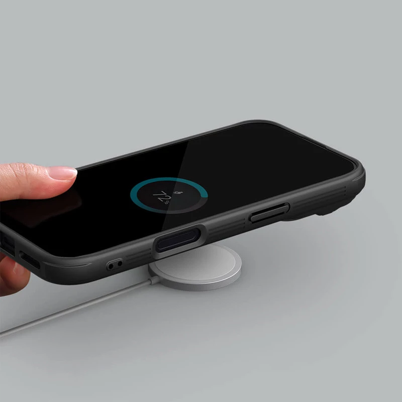 Чохол Silicone Nillkin LensWing Prop Magnetic для Apple iPhone 16 Pro – Чорний / Black. Фото 19 з 24