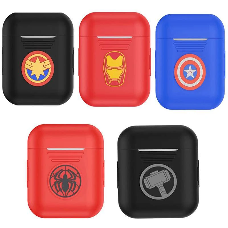 

Силіконовий футляр Marvel series для навушників AirPods