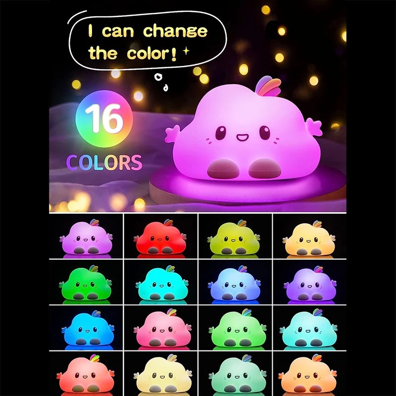 Ночник Cloud A12 1200 mAh – White. Фото 5 из 6