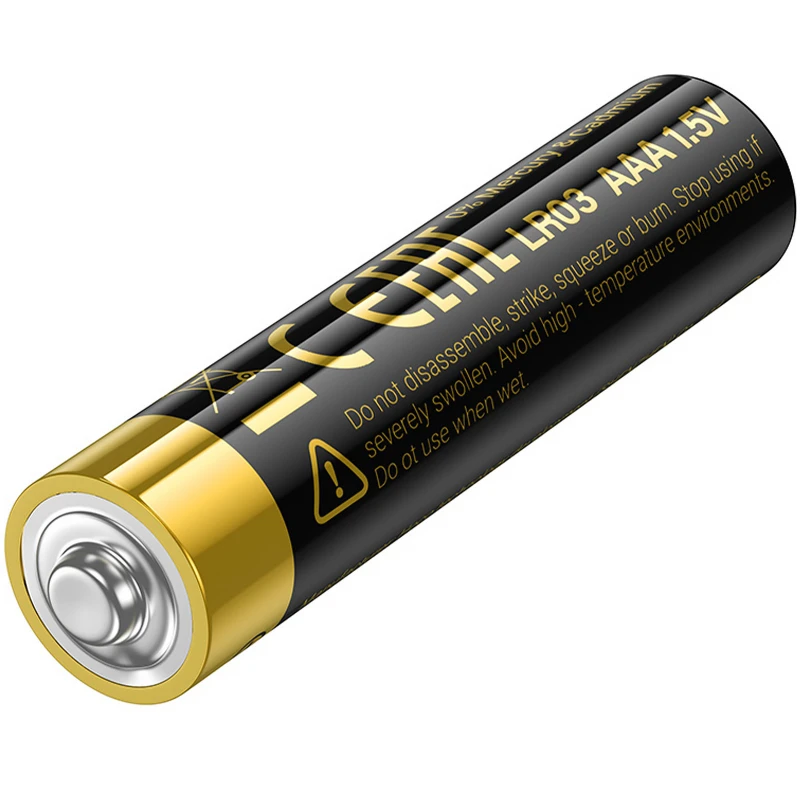 Батарейки Hoco AAA (LR03) Alkaline упаковка 10 шт – Black. Фото 6 з 6