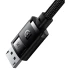 Дата кабель Baseus High Definition Series DP 8K to DP 8K (1.5m) (B00633706111) – Cluster Black. Фото 3 из 4