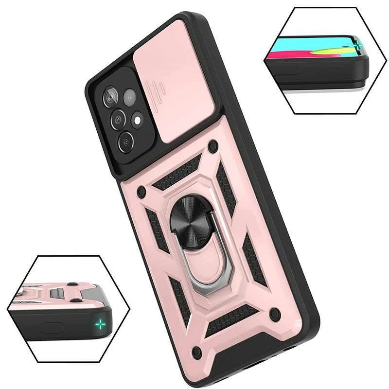 Протиударний чохол Serge Ring з захистом камери на Samsung Galaxy A32 (A325F) 4G – Rose Gold. Фото 6 з 9