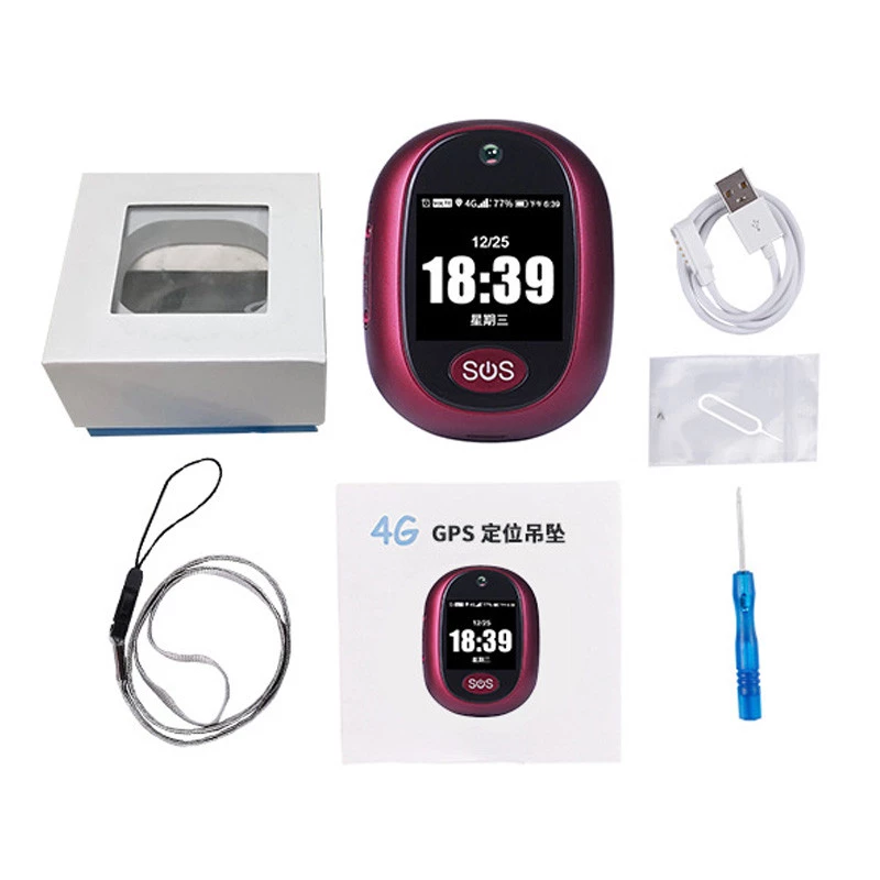 Трекер GPS V45 Tracker Pendant with display SIM (4GLTE with 2GGSM fallback) 6000mAh – Black. Фото 6 з 7