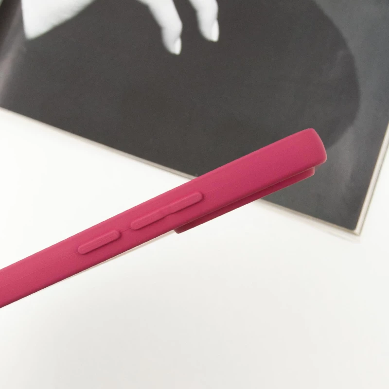 Чохол Silicone Case Lakshmi з закритою камерою на Xiaomi Redmi Note 13 4G – Бордовий / Marsala. Фото 7 з 8