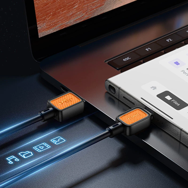 Дата кабель Hoco X108 Benefit USB to Type-C 3A (1m) – Black. Фото 3 из 4