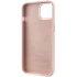 Чехол Silicone Case с металлическими кнопками для Apple iPhone 14 (6.1") – Розовый / Chalk Pink. Фото 6 из 9