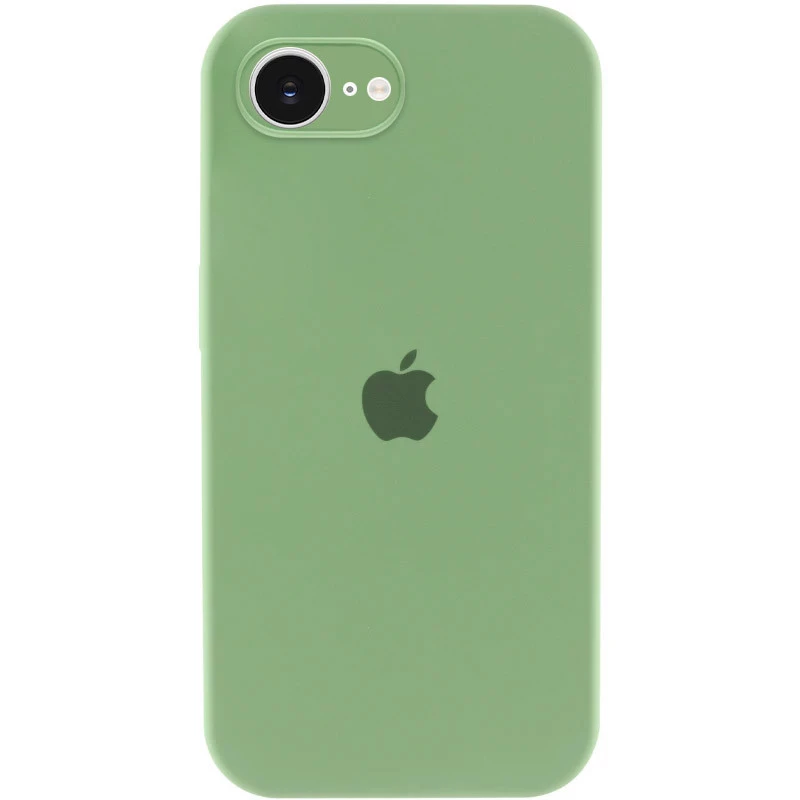 Чохол Silicone Case з закритим низом на Apple iPhone 17e (6.1") – М'ятний / Mint. Фото 1 з 6