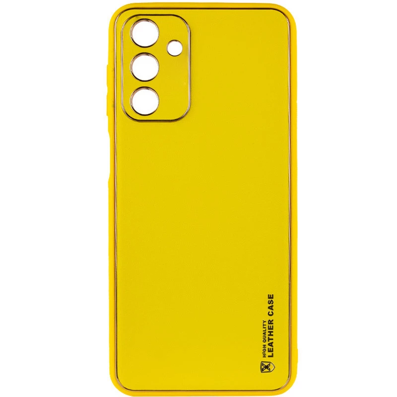 

Кожаный чехол Xshield для Samsung Galaxy A15 4G/5G (Желтый / Yellow), Жовтий / yellow