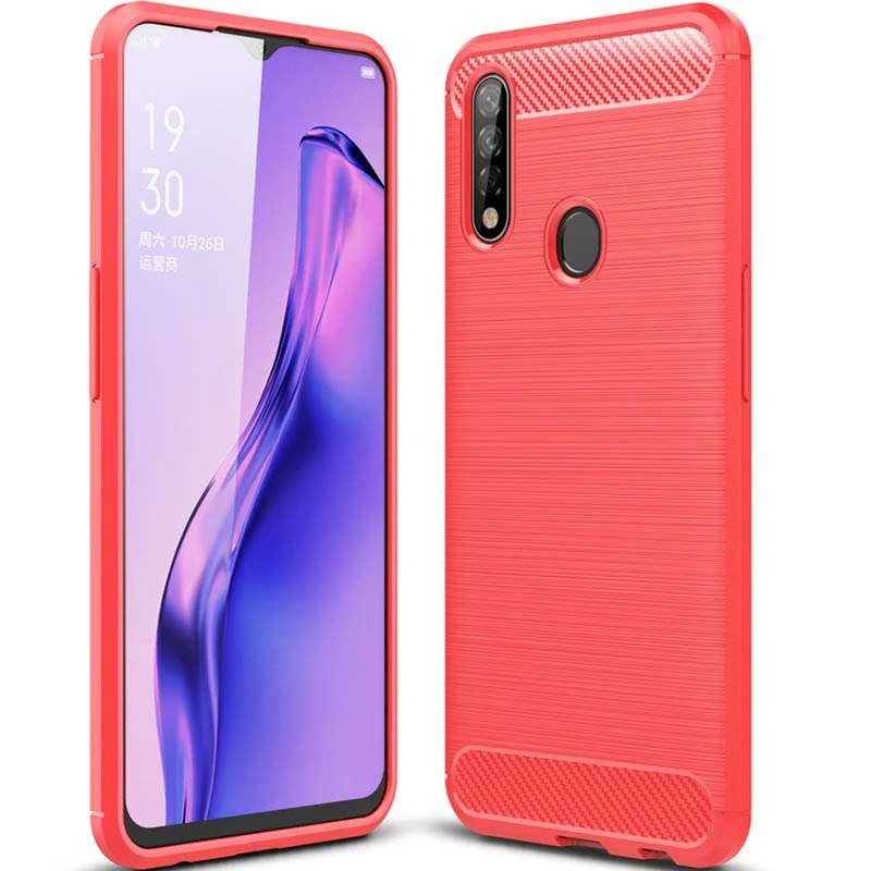 

Тонкий силиконовый чехол Slim для Oppo A31 (Красный), Червоний