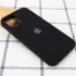 Чохол Silicone Case з закритим низом на Apple iPhone 13 Pro (6.1") – Чорний / Black. Фото 4 з 14