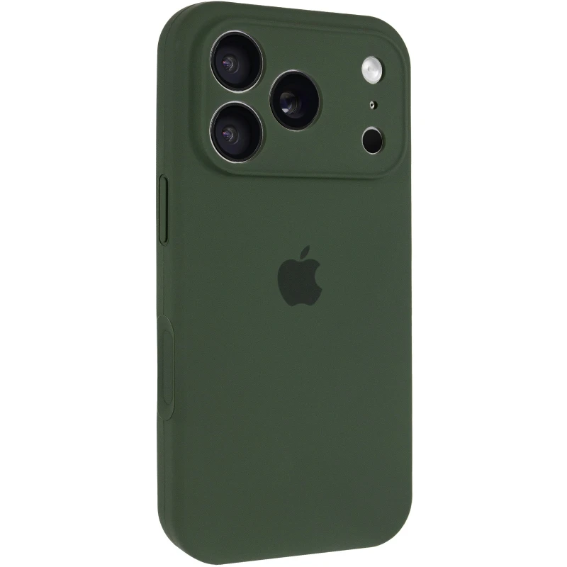 Чохол Silicone Case з захистом камери на Apple iPhone 17 Pro Max (6.9") – Зелений / Cyprus Green. Фото 2 з 6