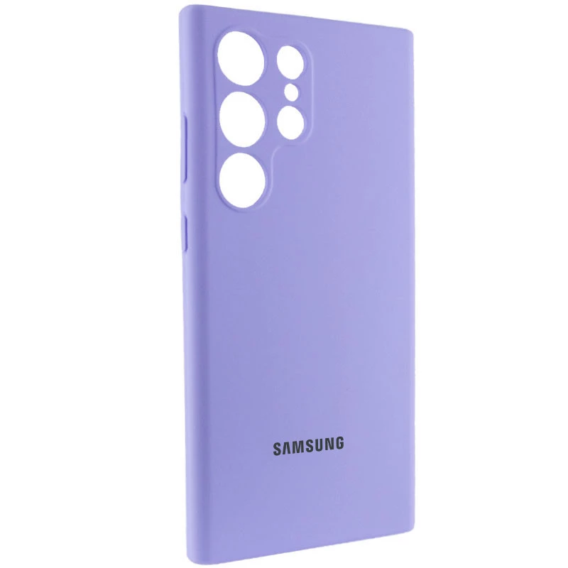 Чохол Silicone Case Lakshmi Premium L з закритою камерою на Samsung Galaxy S23 Ultra – Бузковий / Dasheen. Фото 2 з 7