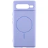 Чехол Silicone Cover Lakshmi Full Camera (AA) with Magnetic Fit для Google Pixel 7 Pro – Сиреневый / Dasheen. Фото 1 из 4