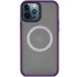 TPU+PC чохол Metal Buttons with Magnetic Fit для Apple iPhone 13 Pro Max (6.7") – Темно-фіолетовий / Dark Purple. Фото 1 з 6