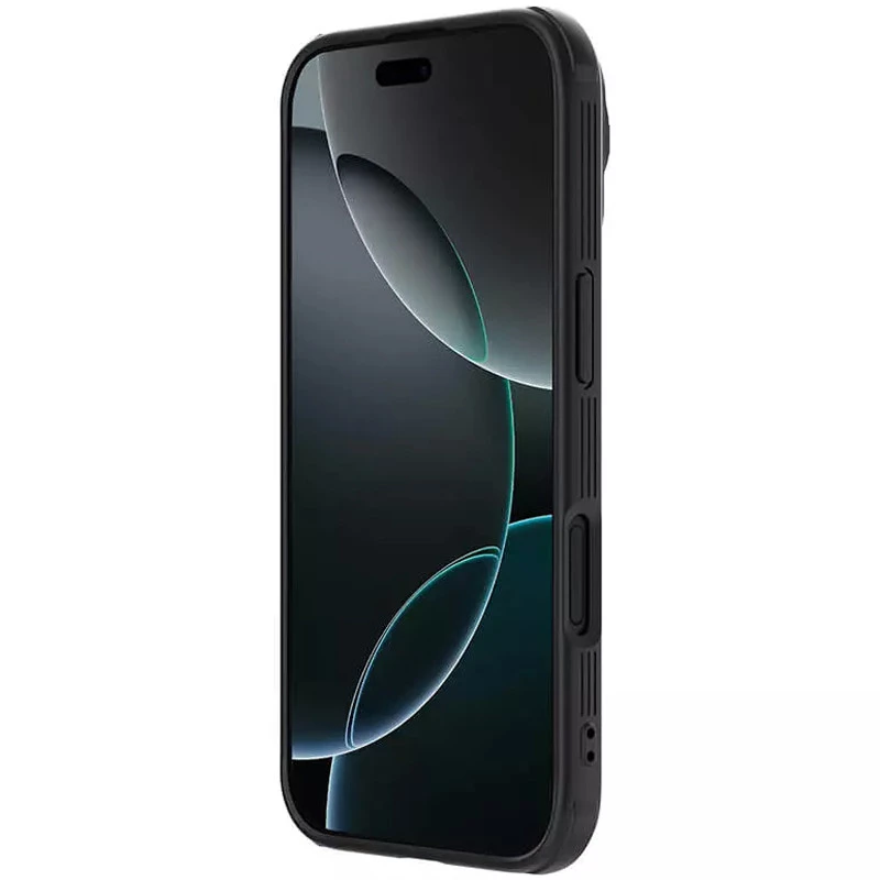 Чохол Silicone Nillkin LensWing Prop Magnetic для Apple iPhone 16 Pro – Чорний / Black. Фото 12 з 24