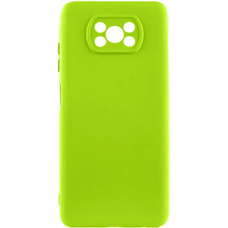 

Чохол Silicone Case Lakshmi з закритою камерою на Xiaomi Poco X3 NFC / Poco X3 Pro (Салатовий / Neon Green)