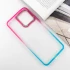 Силіконовий чохол фреш на Xiaomi Redmi 12 – Бірюзовий / Рожевий. Фото 6 з 9