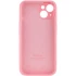 Чехол Silicone Case с защитой камеры для Apple iPhone 15 (6.1") – Розовый / Light pink. Фото 2 из 4