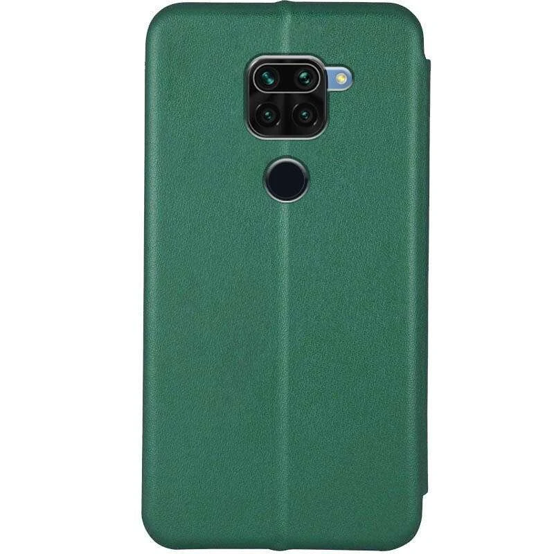 Чохол-книжка класичний на Xiaomi Redmi Note 9 / Redmi 10X – Зелений. Фото 2 з 3