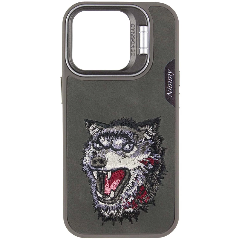 TPU+PC чохол з тваринами для Apple iPhone 15 (6.1") – Grey Wolf. Фото 3 з 7