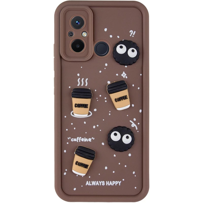 Чохол TPU Toys Case для Xiaomi Redmi 12C / Poco C55 – Brown / Always Happy. Фото 4 з 11