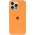 Чехол Silicone Case с закрытым низом для Apple iPhone 16 Pro – Оранжевый / Orange. Фото 3 из 5
