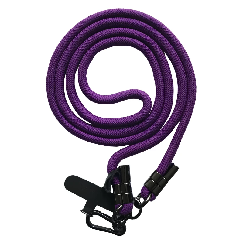 Шнурок Cable black (8мм) 150см – Purple. Фото 1 из 1