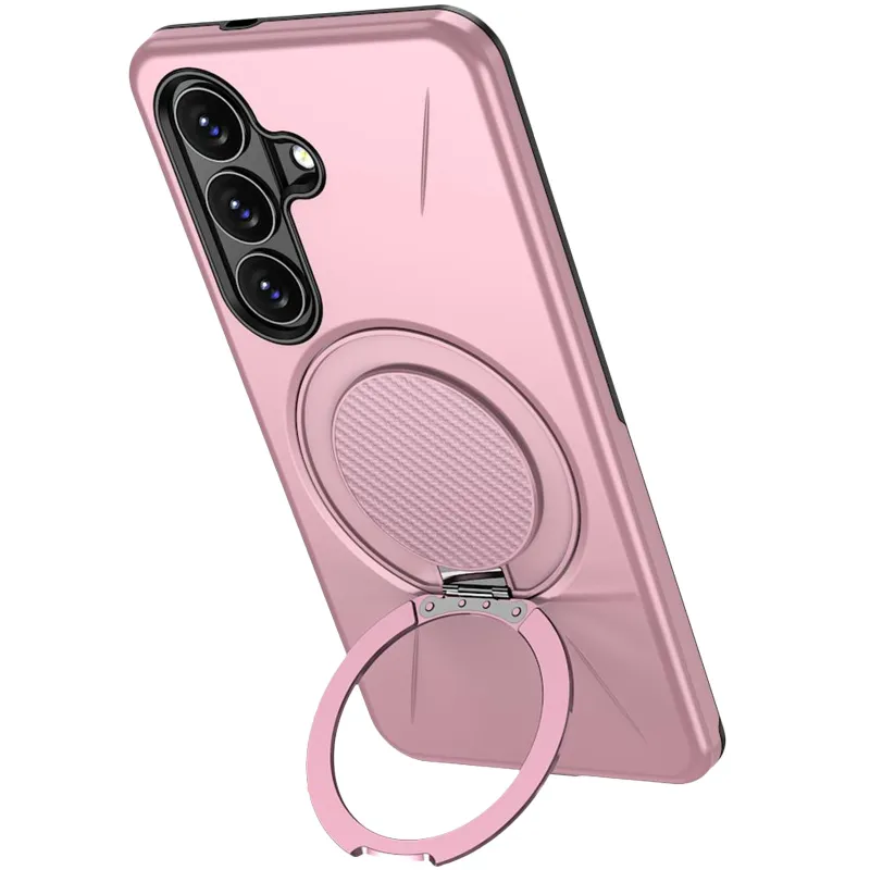 TPU+PC чохол Kalebol Magnetic Case для Samsung Galaxy S26 – Pink. Фото 3 з 3