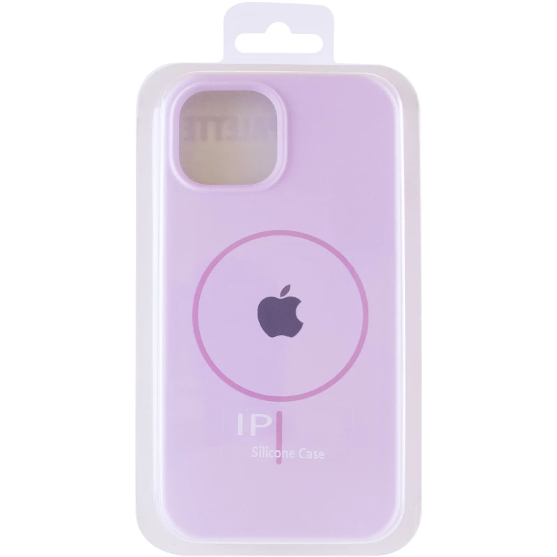 Чохол Silicone Armor Max with MagSafe для Apple iPhone 14 (6.1") – Бузковий / Lilac. Фото 7 з 7