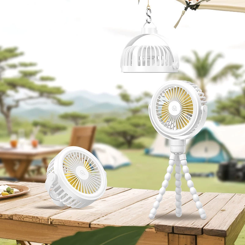 Портативний вентилятор Usams ZB289 Baby Stroller fan 2000mAh – White. Фото 4 з 6