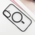 TPU+PC чохол Blueo Skin Friendly Frosted with MagSafe для Apple iPhone 16 – Чорний. Фото 2 з 6