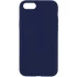 Чехол с закрытым низом Silicone Case для Apple iPhone SE (2020) – Темно-синий / Midnight blue. Фото 1 из 1