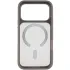 TPU+PC чехол Metal Buttons with Magnetic Fit для Apple iPhone 18 Pro Max – Серый / Grey. Фото 3 из 5