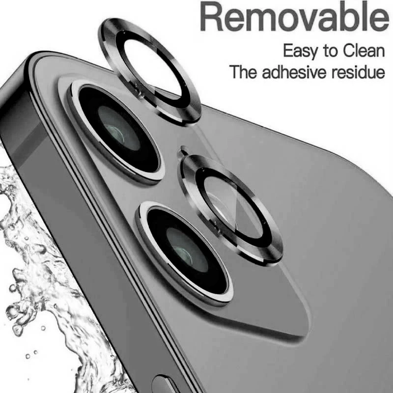 Металеве захисне скло на камеру на Apple iPhone 12 mini (5.4") – Темно-Сірий / Graphite. Фото 4 з 4
