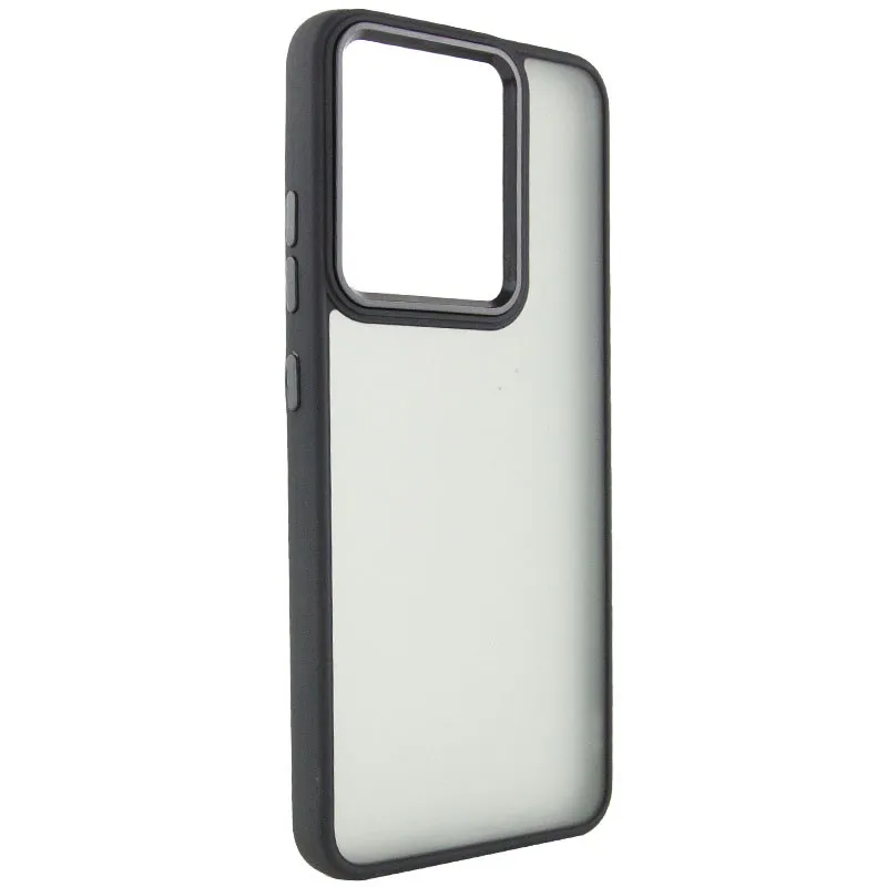 Чохол TPU+PC Lyon Frosted на Xiaomi Redmi Note 17 Pro – Black. Фото 1 з 3