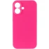 Чехол Silk Full Camera Protective (AA) NO LOGO для Apple iPhone 16 – Розовый / Barbie pink. Фото 3 из 7