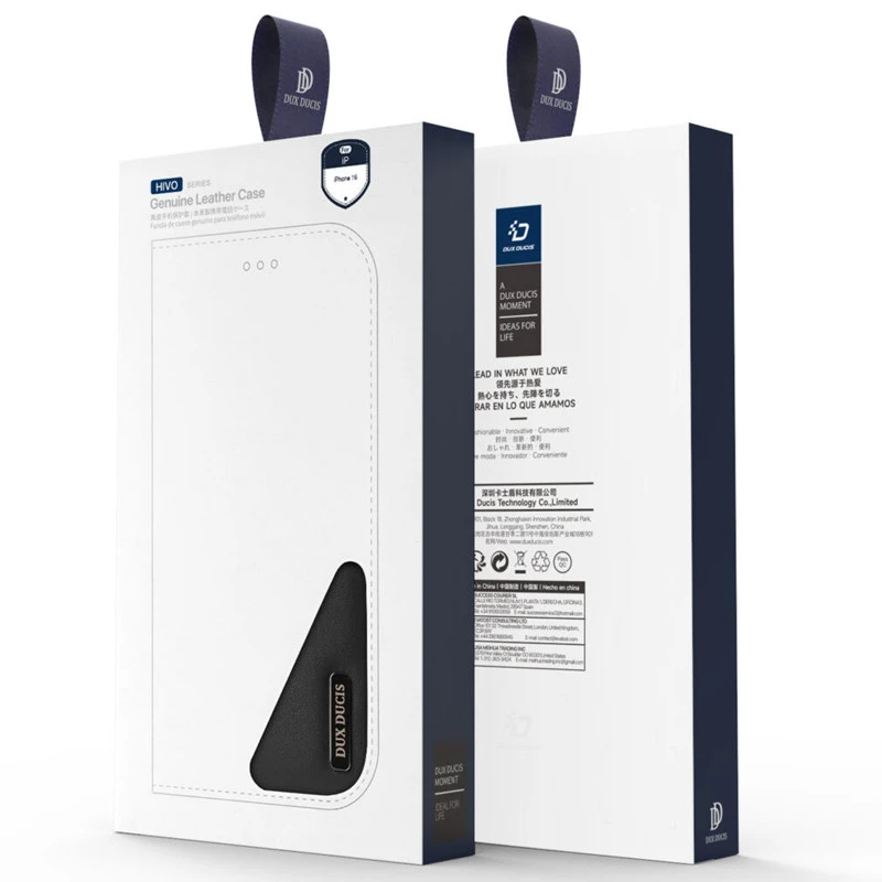 Чохол-книжка Dux Ducis Hivo для Apple iPhone 17 (6.3") – Black. Фото 7 з 8