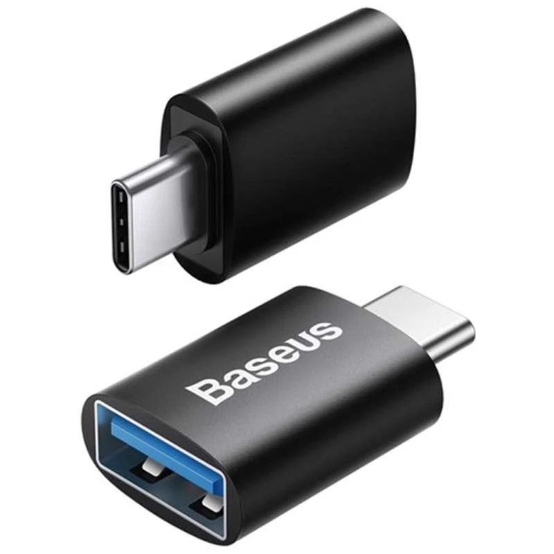 Переходник Baseus Ingenuity Series Mini Type-C to USB 3.1 (ZJJQ000001) – Black. Фото 2 из 5