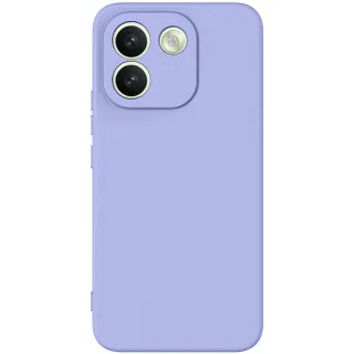 Цветной силиконовый чехол GETMAN с закрытой камерой на Xiaomi Redmi Note 17 Pro Max — Сиреневый / Light purple