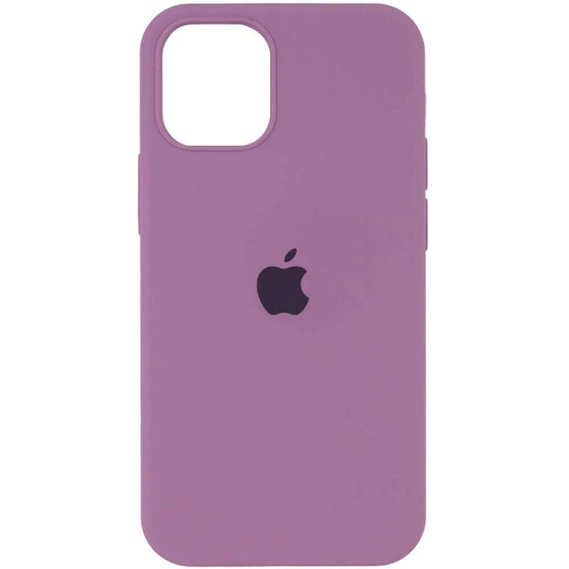 

Чехол Silicone Case с закрытым низом для Apple iPhone 12 Pro Max (6.7") (Лиловый / Lilac Pride), Ліловий / lilac pride