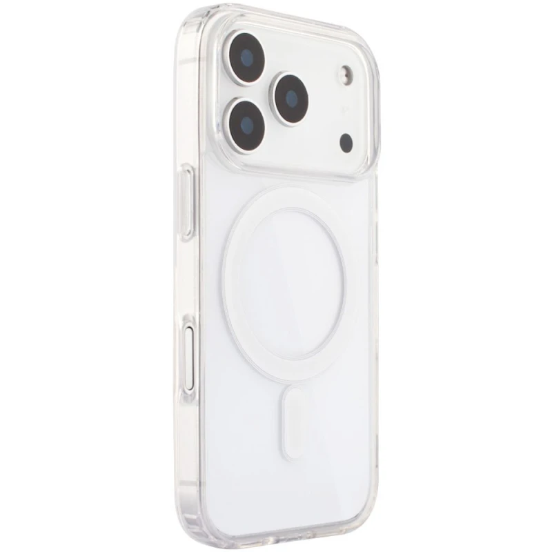 Чехол TPU Crystal Case with Magnetic Fit для Apple iPhone 17 Pro (6.3") фото 3 из 4