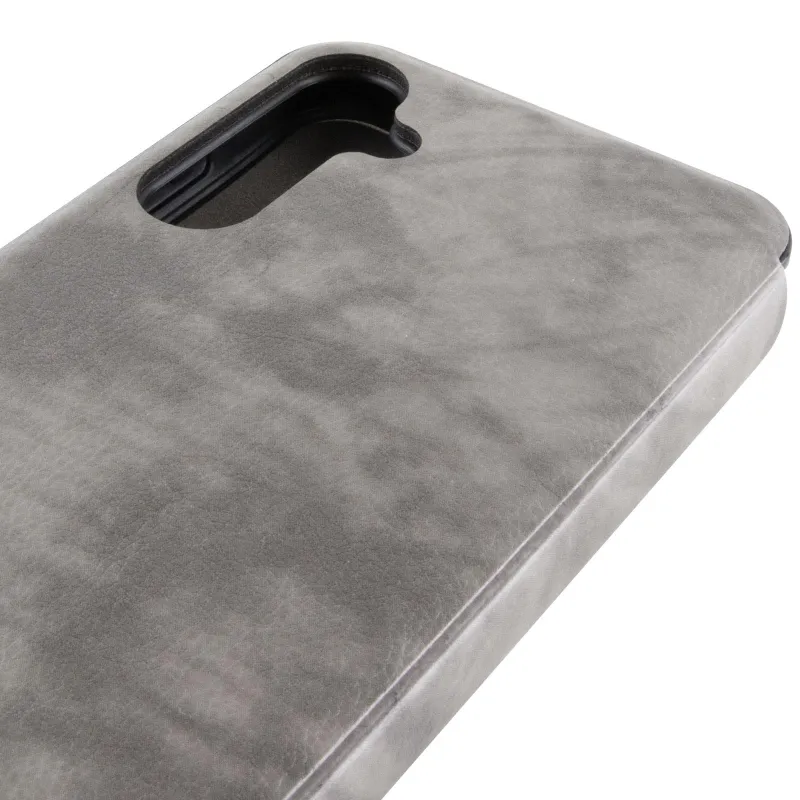 Чехол-книга Belora Classic для Samsung Galaxy S23 FE – Gray. Фото 6 из 7